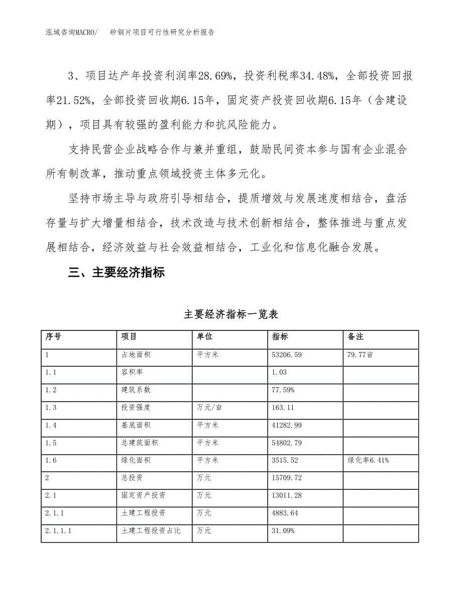 项目公示_矽钢片项目可行性研究分析报告.docx_第5页