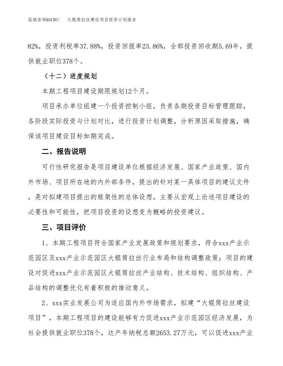 大辊筒拉丝建设项目投资计划报告.docx_第5页