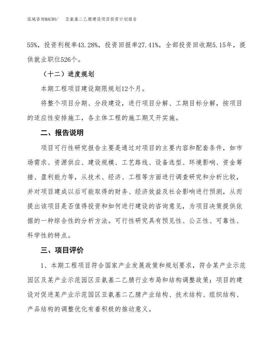 亚氨基二乙腈建设项目投资计划报告.docx_第5页