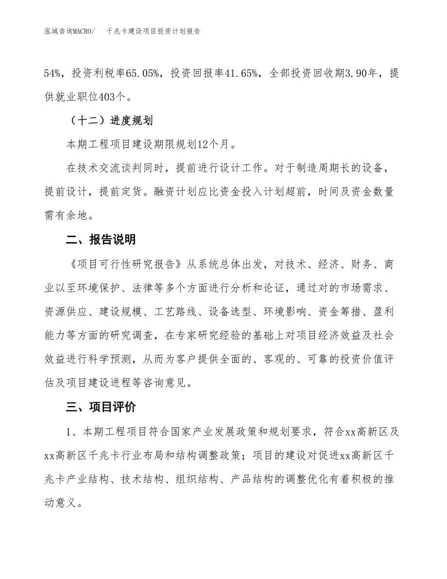 千兆卡建设项目投资计划报告.docx_第5页