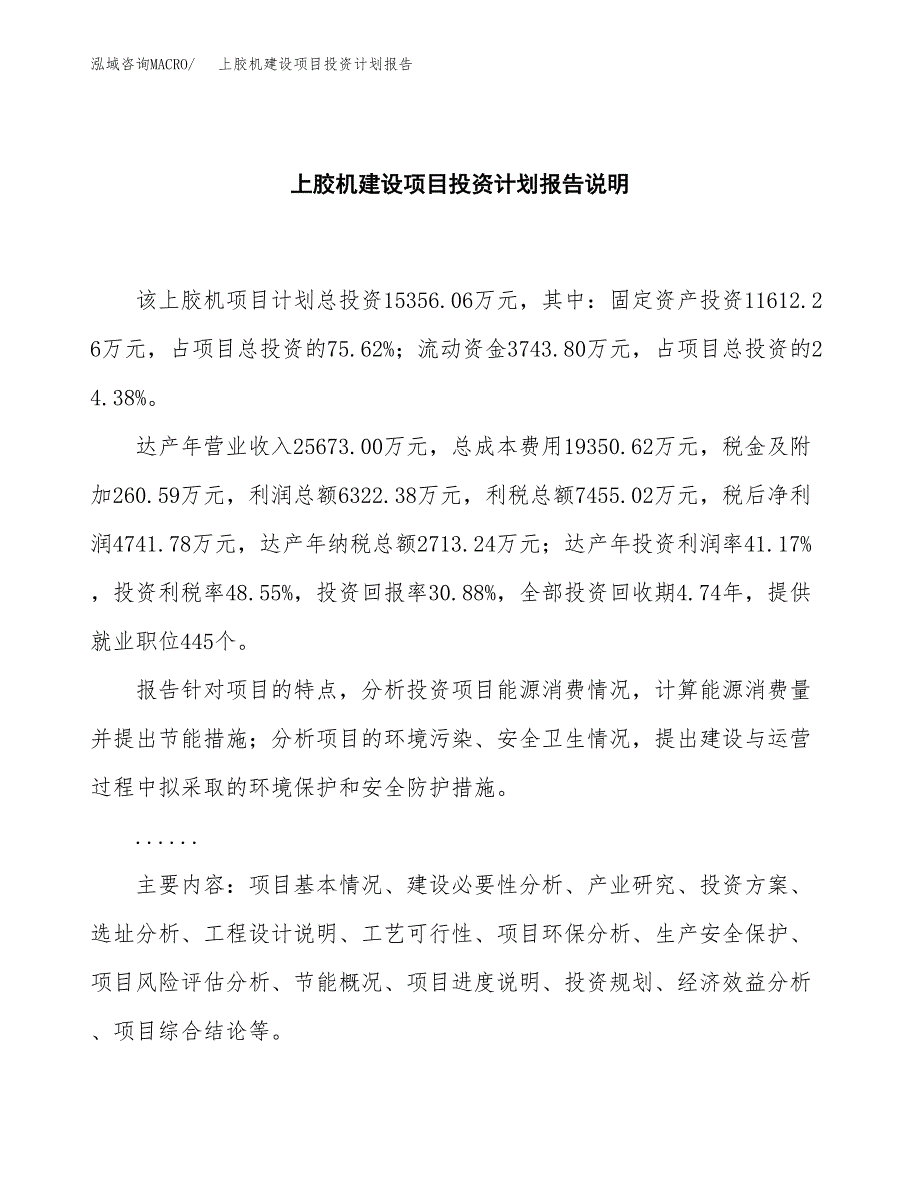 上胶机建设项目投资计划报告.docx_第2页