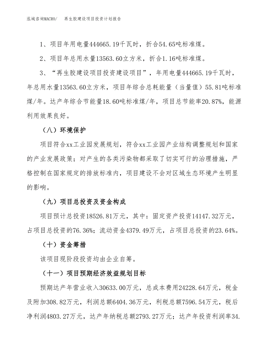 再生胶建设项目投资计划报告.docx_第4页