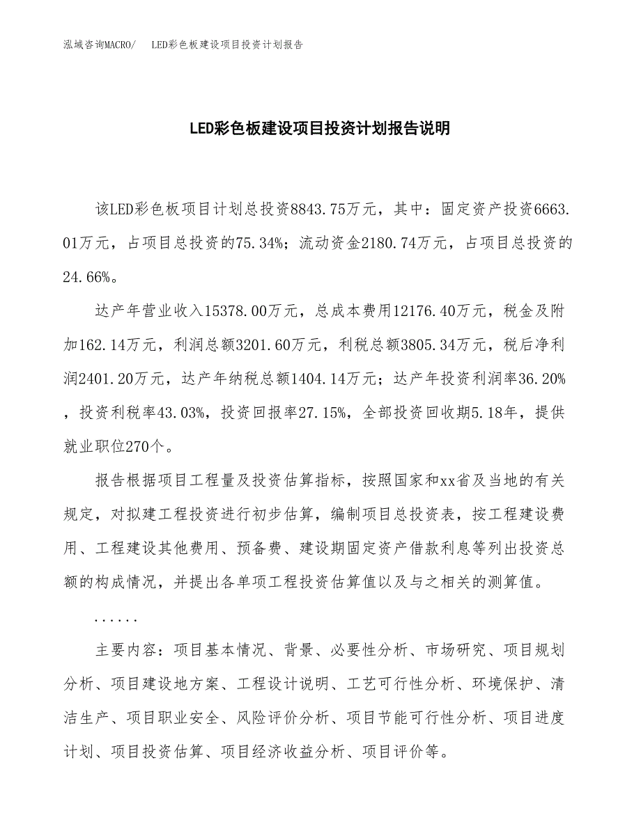 LED彩色板建设项目投资计划报告.docx_第2页