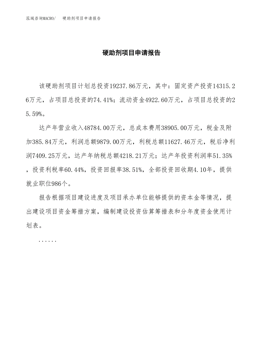 硬助剂项目申请报告（83亩）.docx_第2页