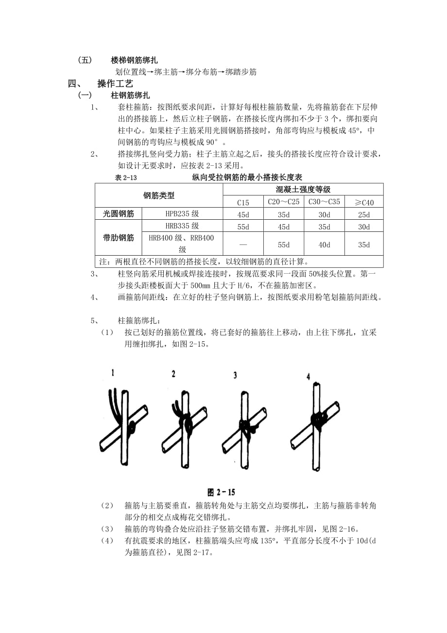 钢结构钢筋技术交底_第2页