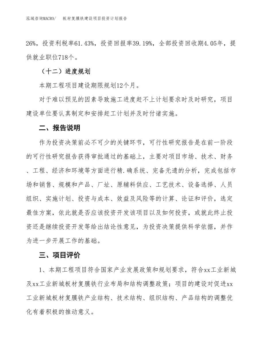 板材复膜铁建设项目投资计划报告.docx_第5页