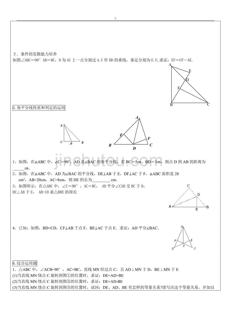 全等三角形预习复习计划讲义(钱伟杰.)_第5页