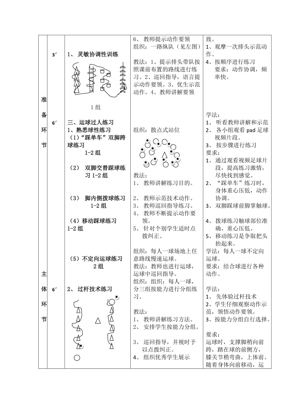 足球脚外侧拨球过人教案_第2页