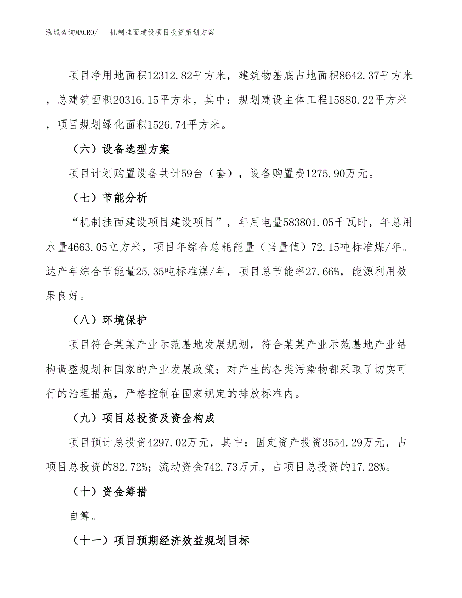 机制挂面建设项目投资策划方案.docx_第3页