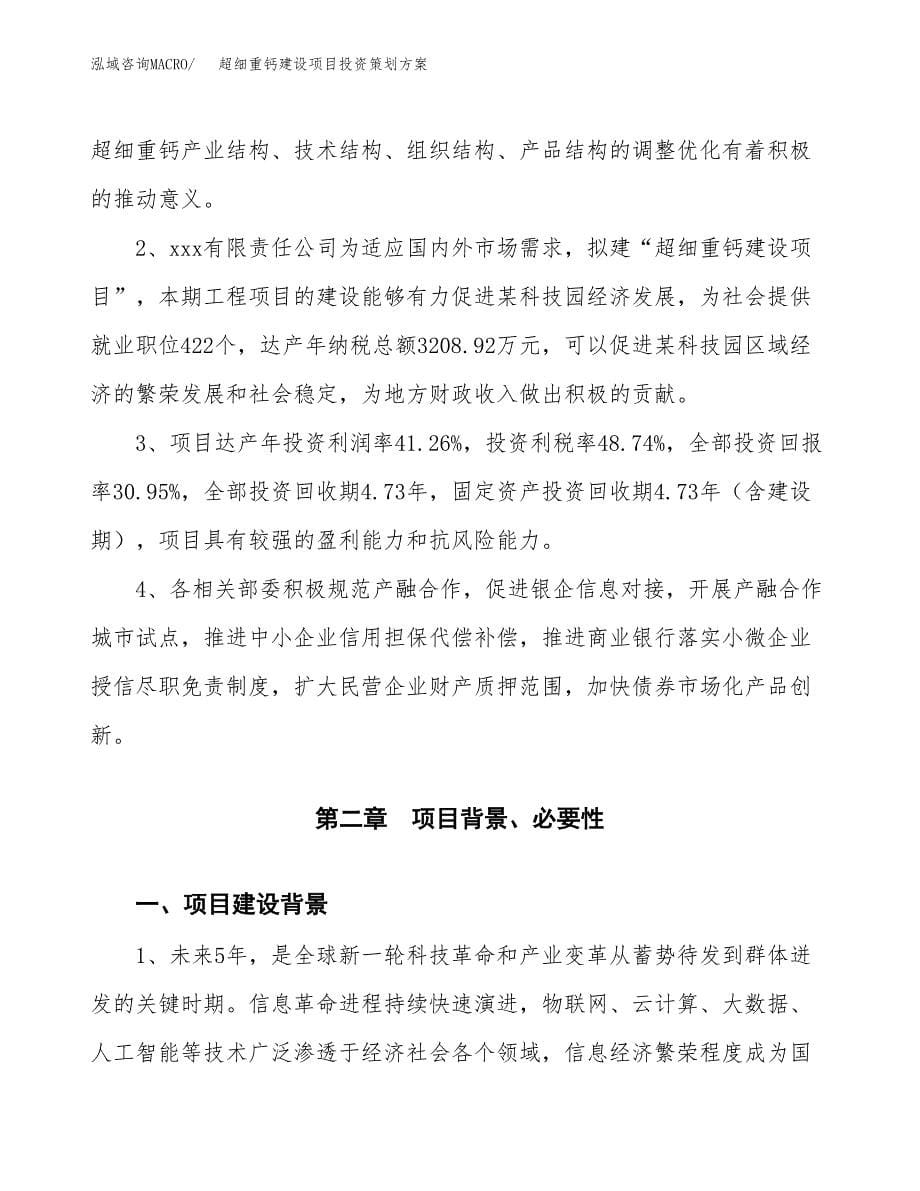 超细重钙建设项目投资策划方案.docx_第5页