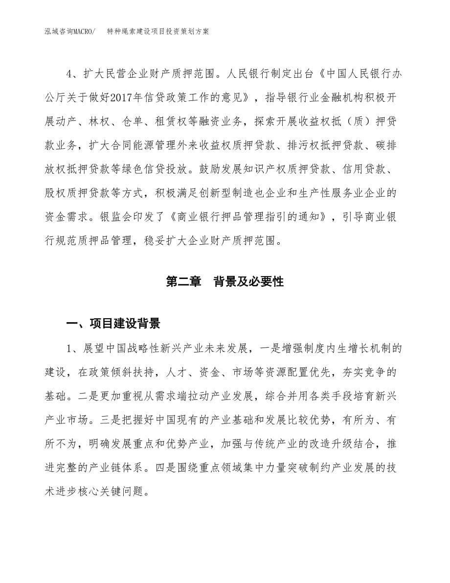 特种绳索建设项目投资策划方案.docx_第5页