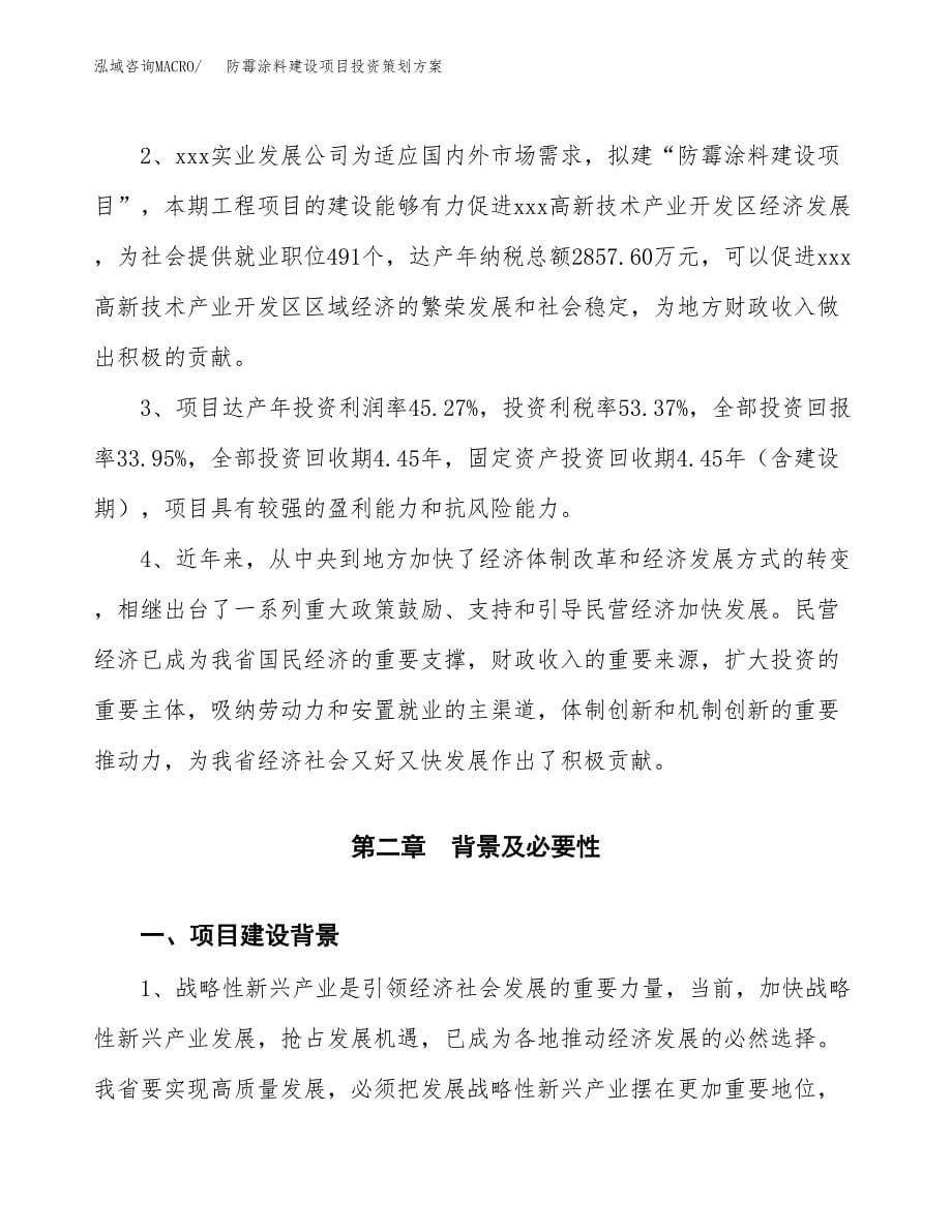 防霉涂料建设项目投资策划方案.docx_第5页