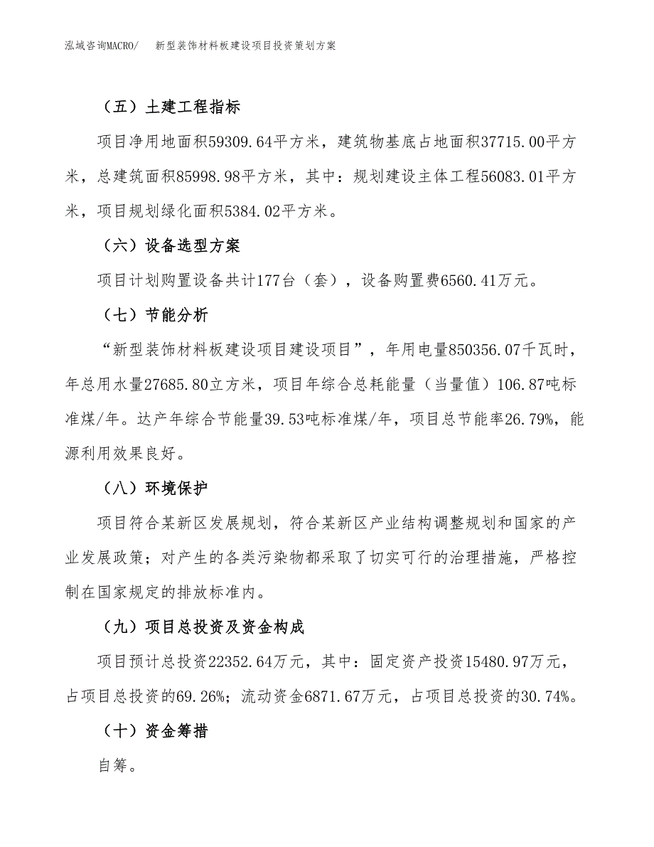 新型装饰材料板建设项目投资策划方案.docx_第3页