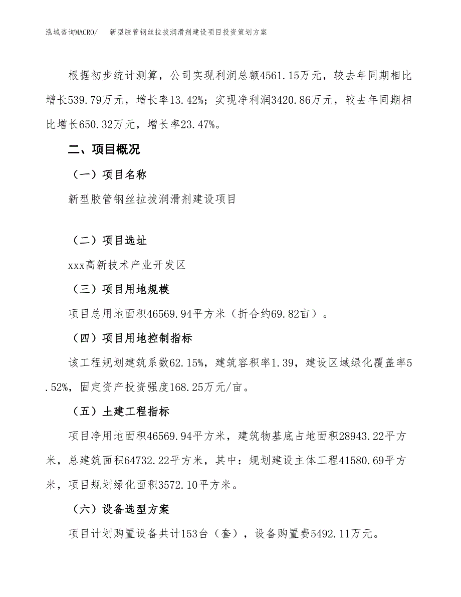 新型胶管钢丝拉拔润滑剂建设项目投资策划方案.docx_第2页