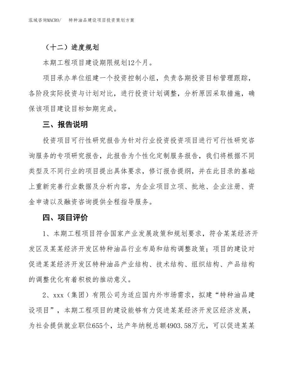 特种油品建设项目投资策划方案.docx_第5页