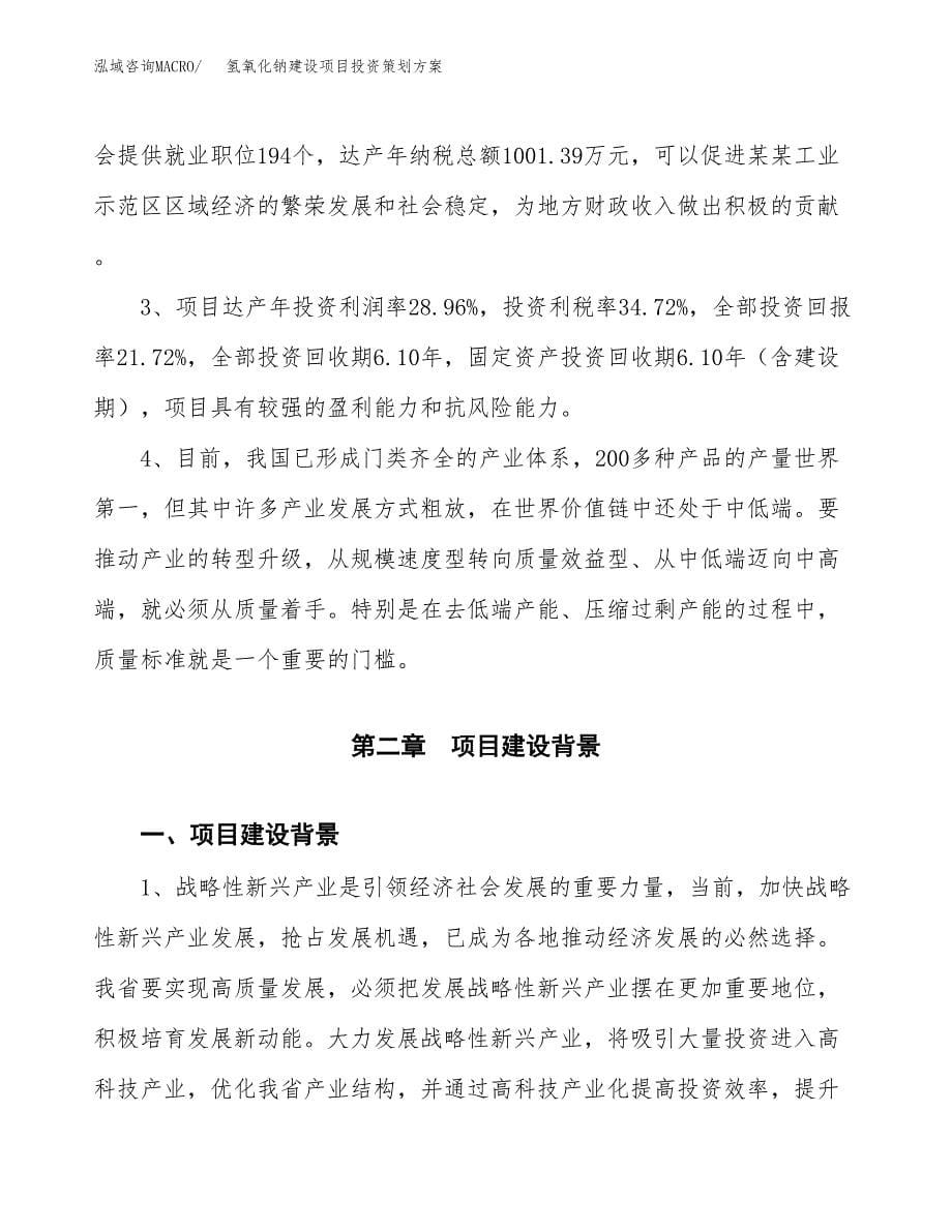 氢氧化钠建设项目投资策划方案.docx_第5页