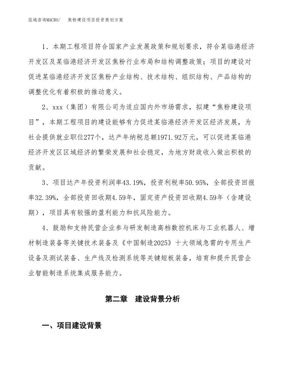 焦粉建设项目投资策划方案.docx_第5页