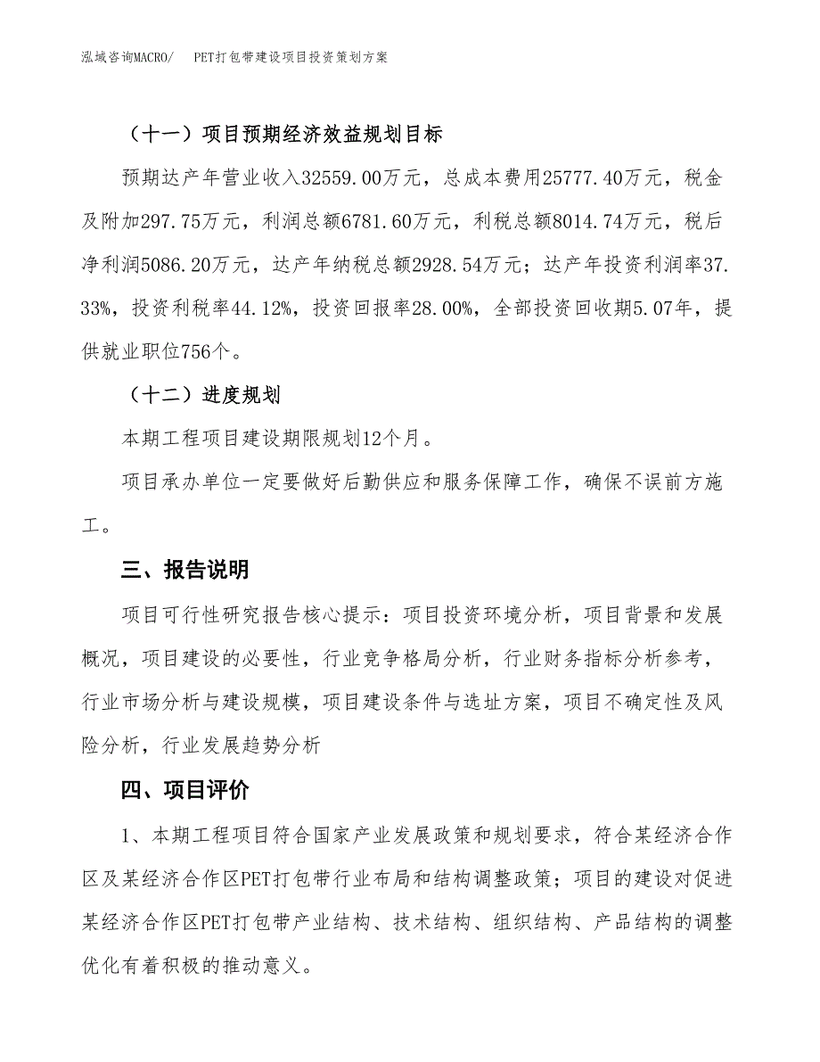 PET打包带建设项目投资策划方案.docx_第4页