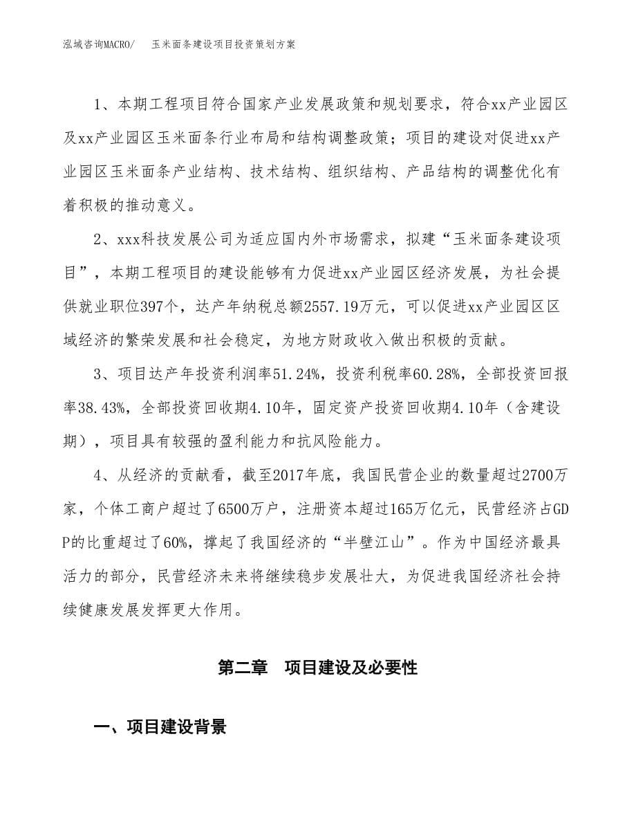 玉米面条建设项目投资策划方案.docx_第5页