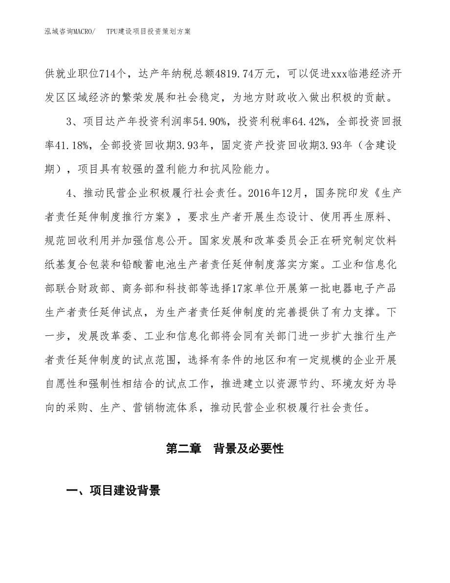 TPU建设项目投资策划方案.docx_第5页