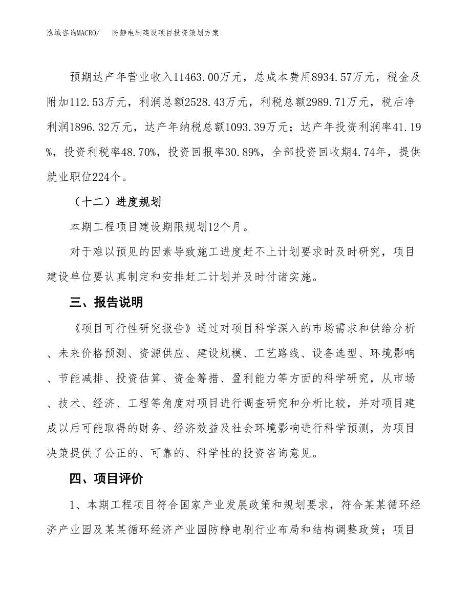 防静电刷建设项目投资策划方案.docx_第4页