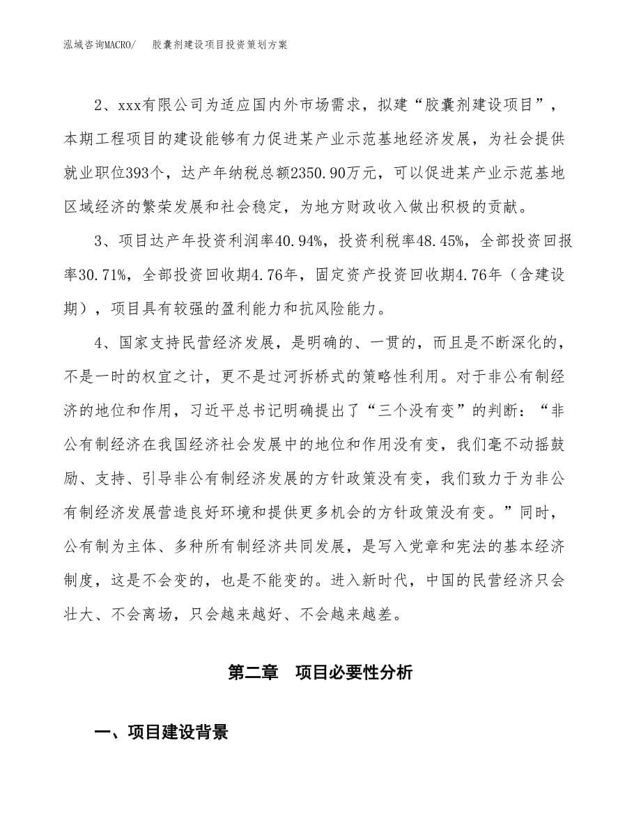 胶囊剂建设项目投资策划方案.docx_第5页