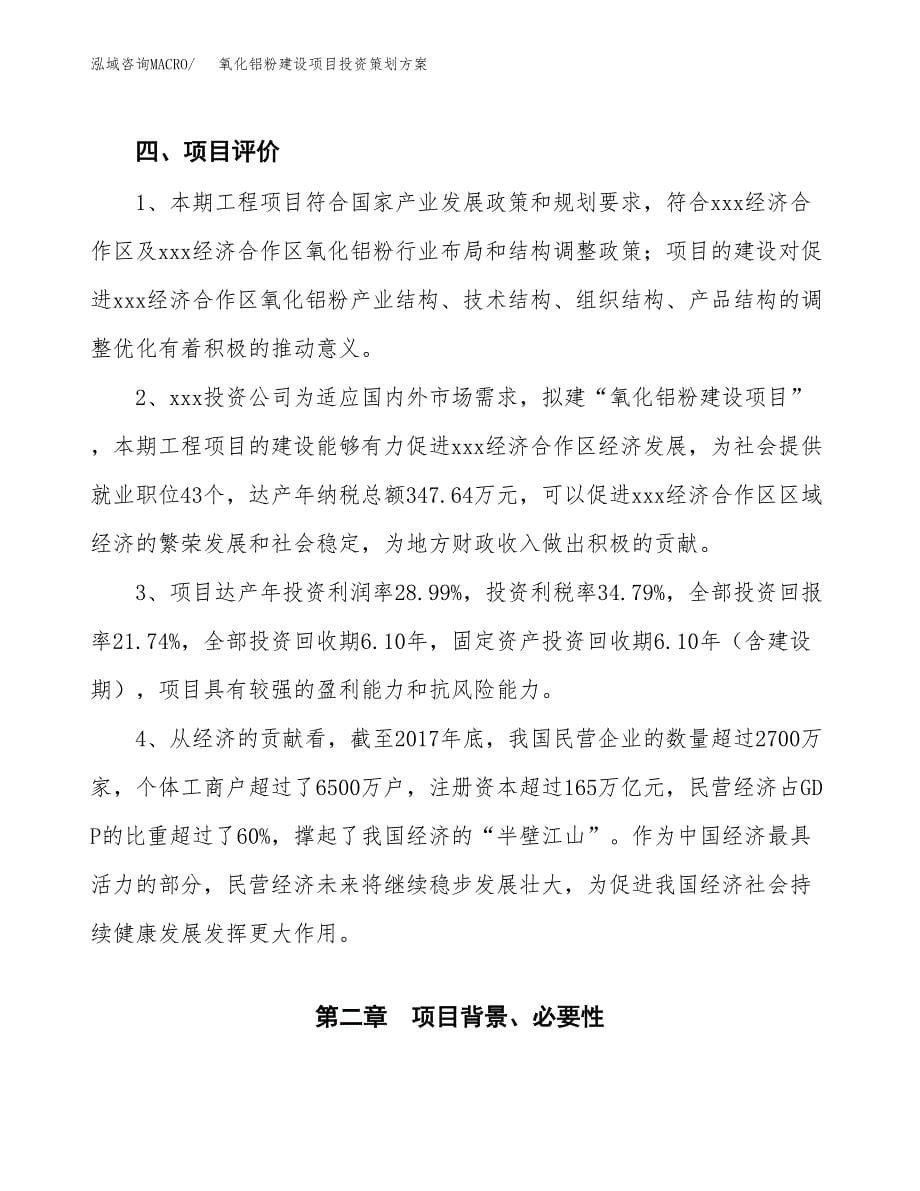 氧化铝粉建设项目投资策划方案.docx_第5页