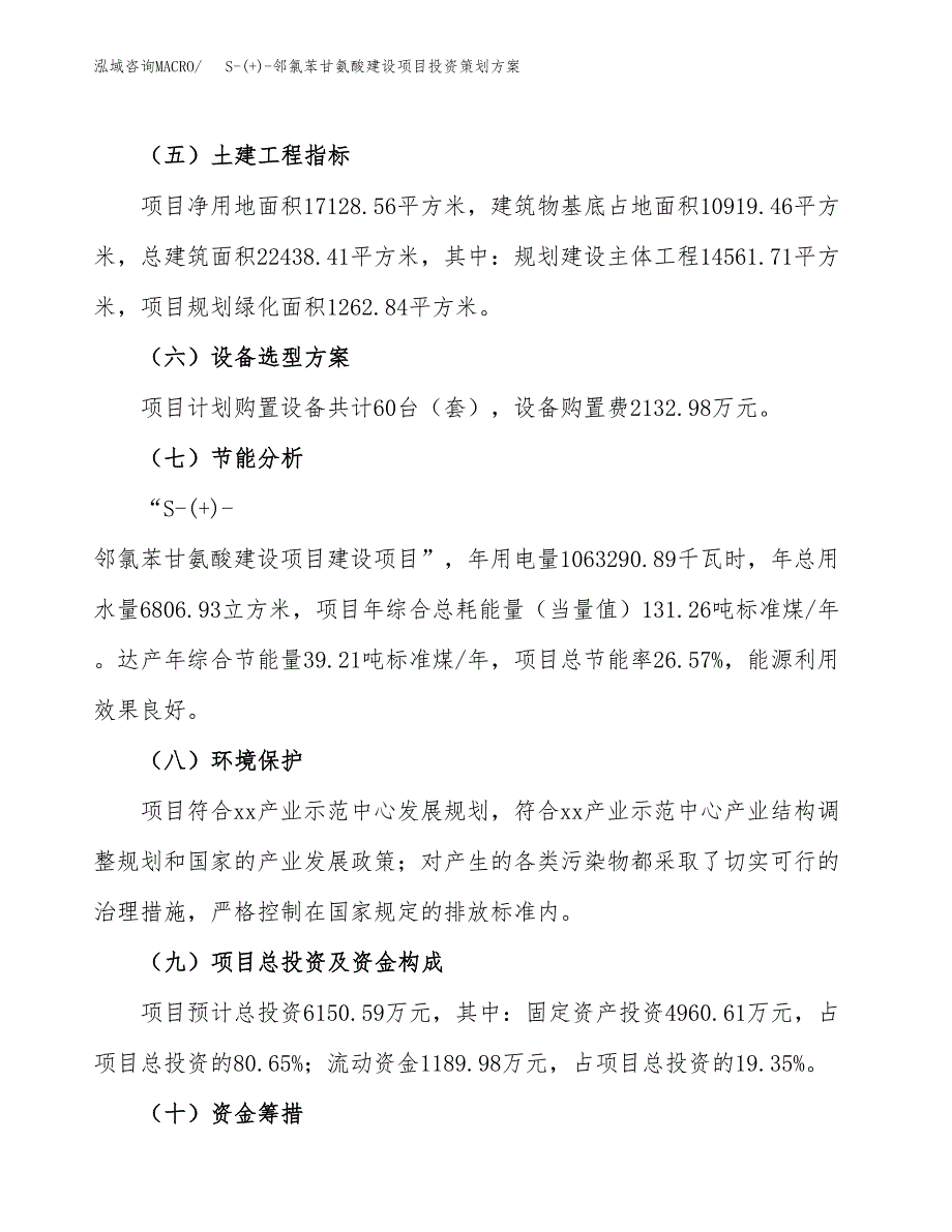 S-(+)-邻氯苯甘氨酸建设项目投资策划方案.docx_第3页