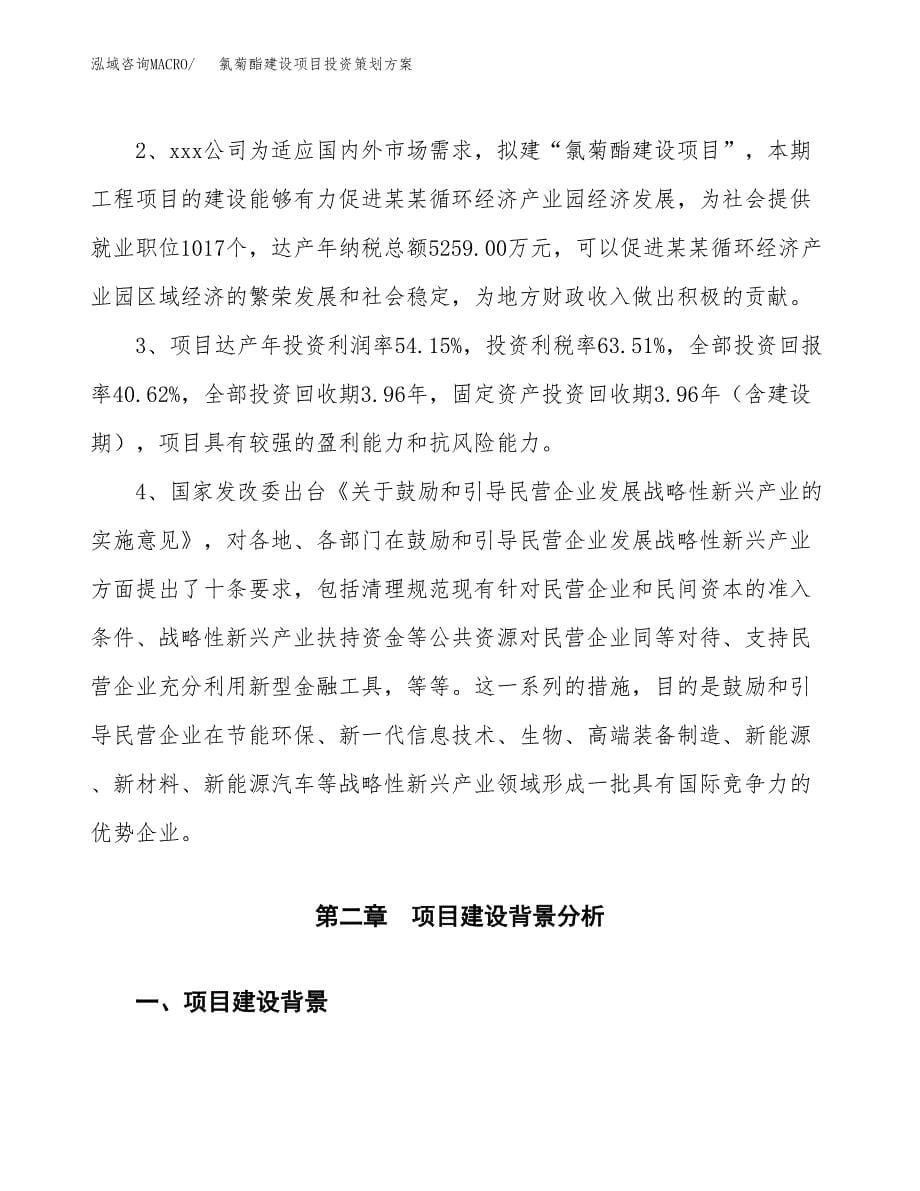 氯菊酯建设项目投资策划方案.docx_第5页