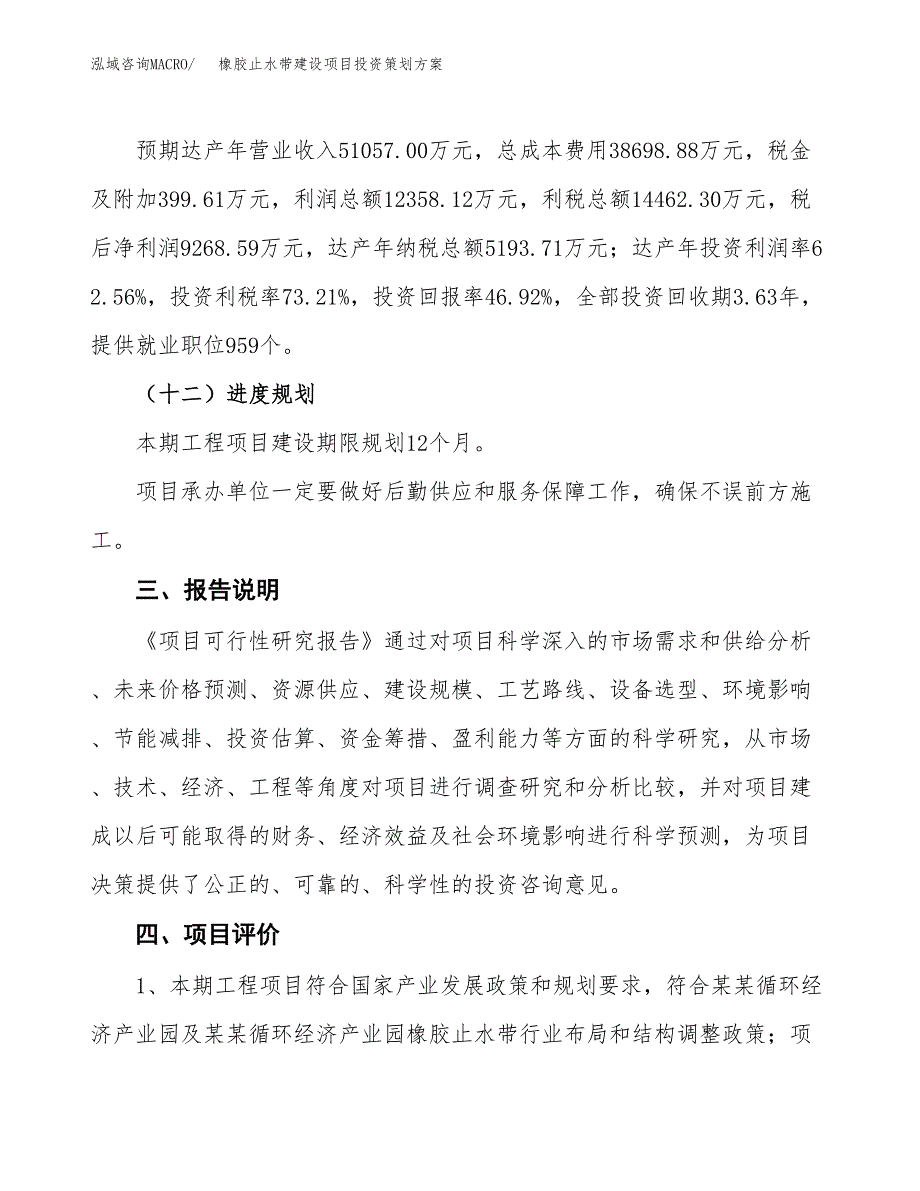 橡胶止水带建设项目投资策划方案.docx_第4页