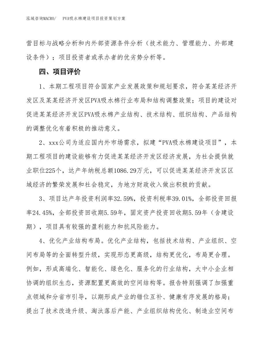 PVA吸水棉建设项目投资策划方案.docx_第5页