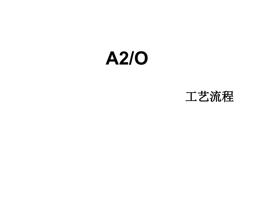 AAO及SBR工艺流程教材_第1页