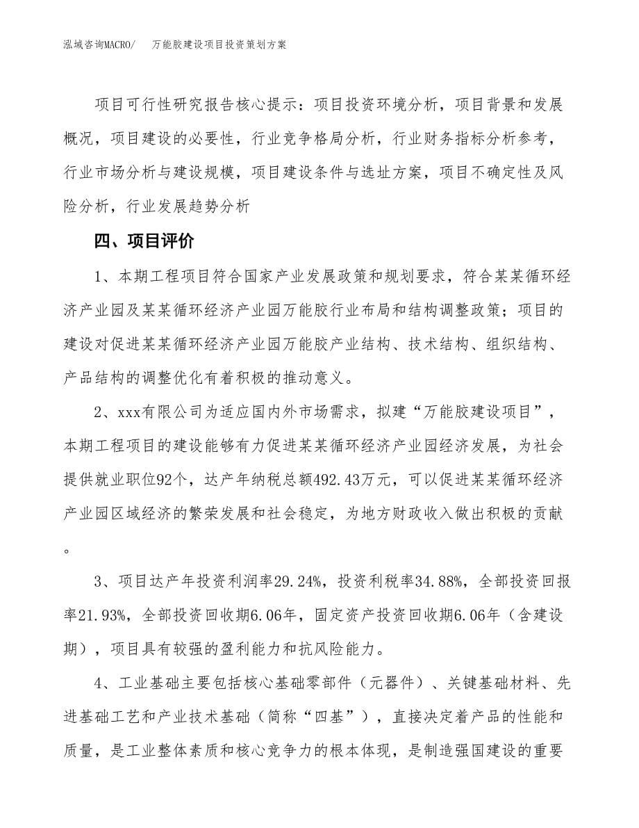 万能胶建设项目投资策划方案.docx_第5页