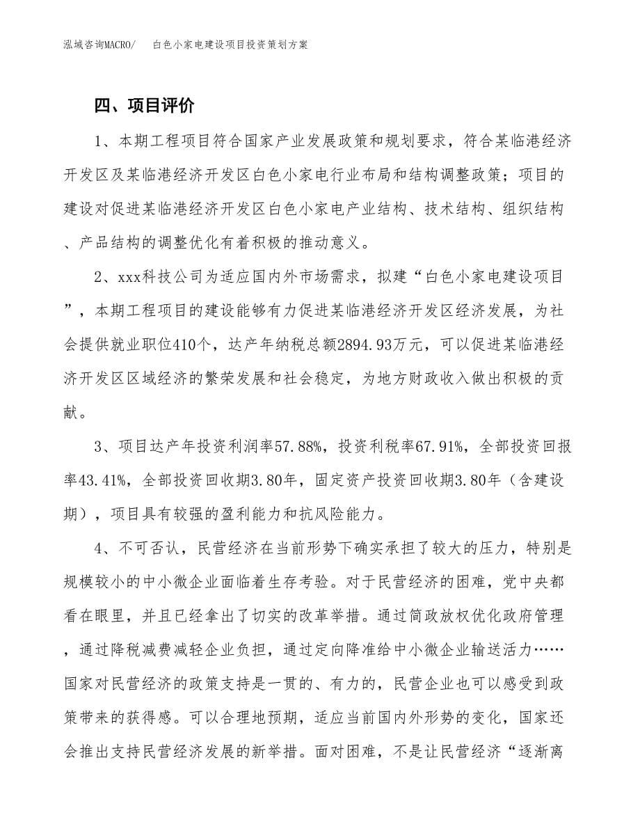 白色小家电建设项目投资策划方案.docx_第5页