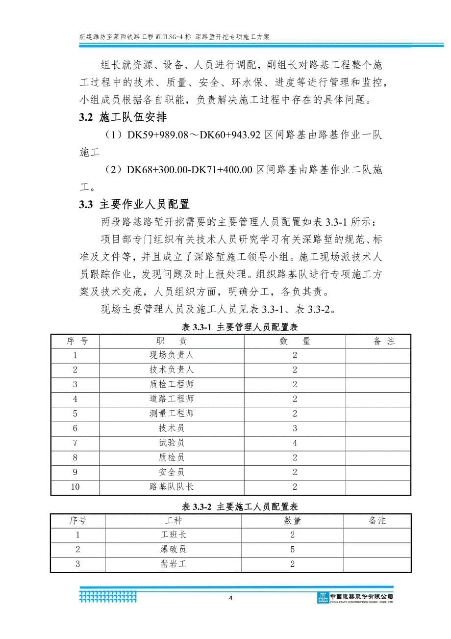 深路堑开挖专项施工方案_第5页