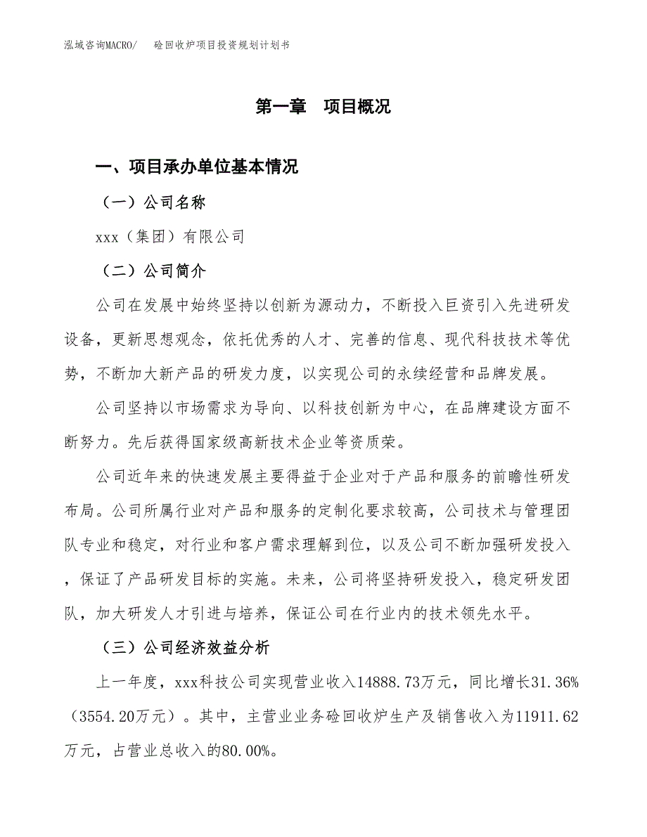 硷回收炉项目投资规划计划书.docx_第2页