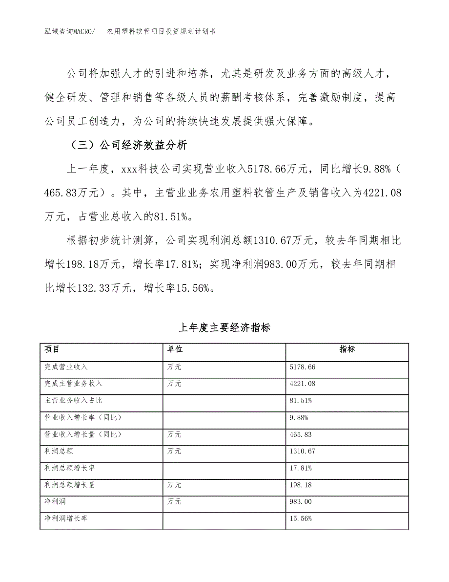 农用塑料软管项目投资规划计划书.docx_第4页