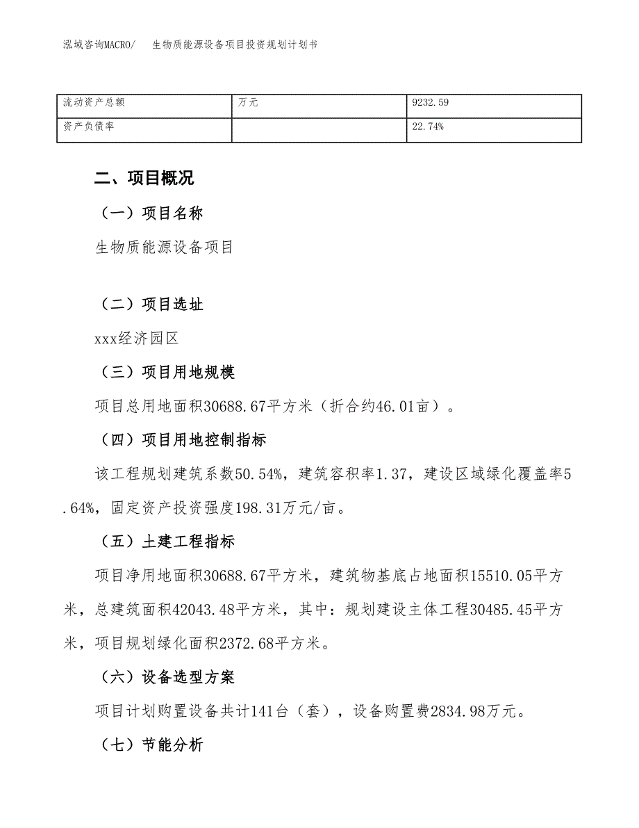 生物质能源设备项目投资规划计划书.docx_第4页