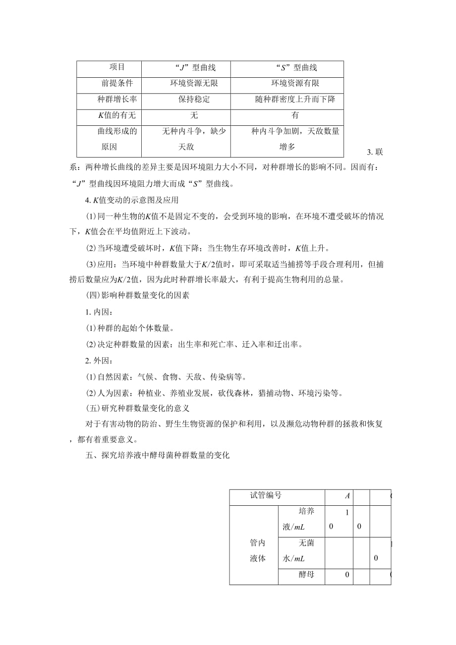 《种群数量的变化》导学案1_第2页