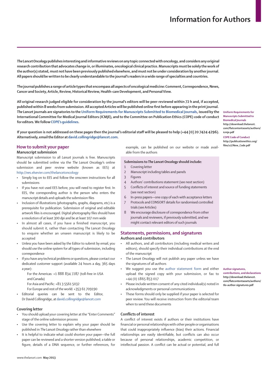 柳叶刀投稿要求information-for-authors_第1页