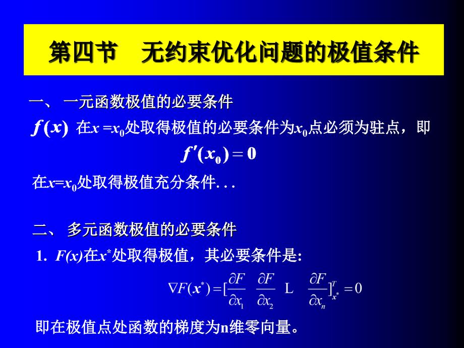 优化设计第02课-2数学基础_第1页