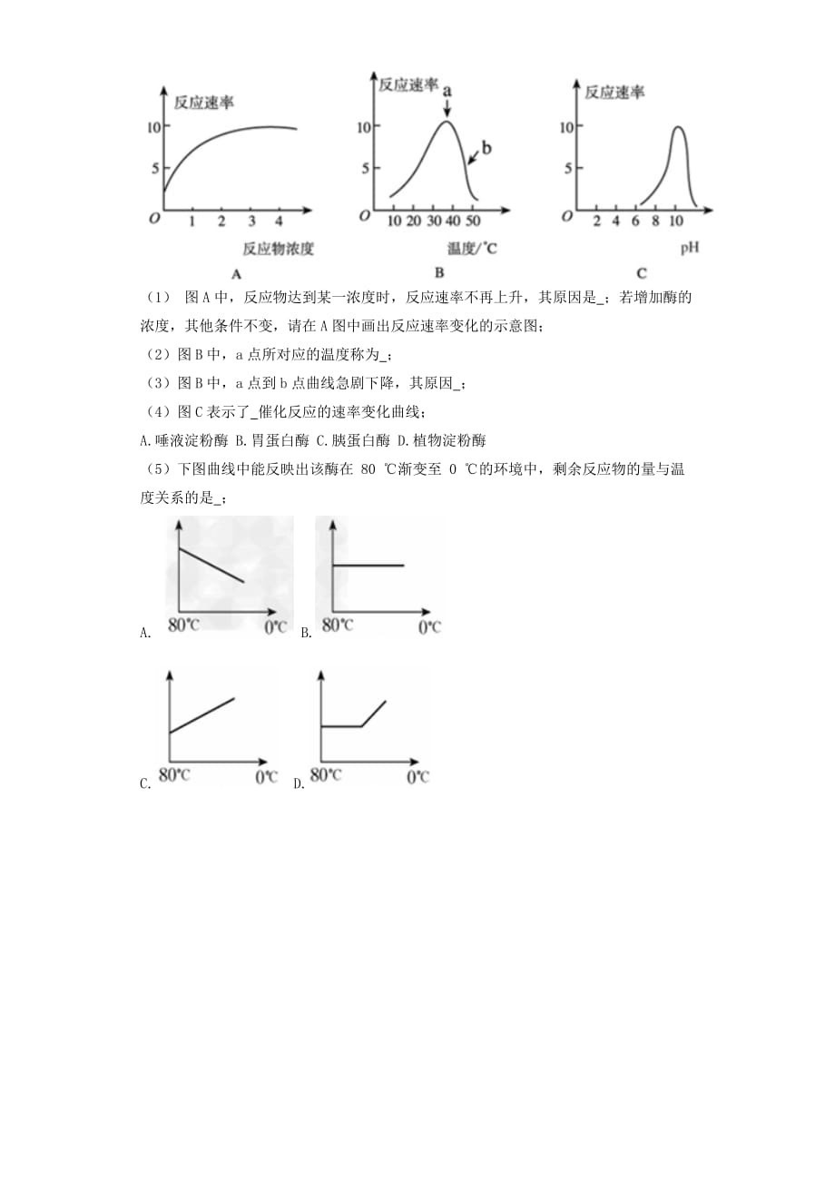 《关于消化酶》进阶练习（二）_第4页