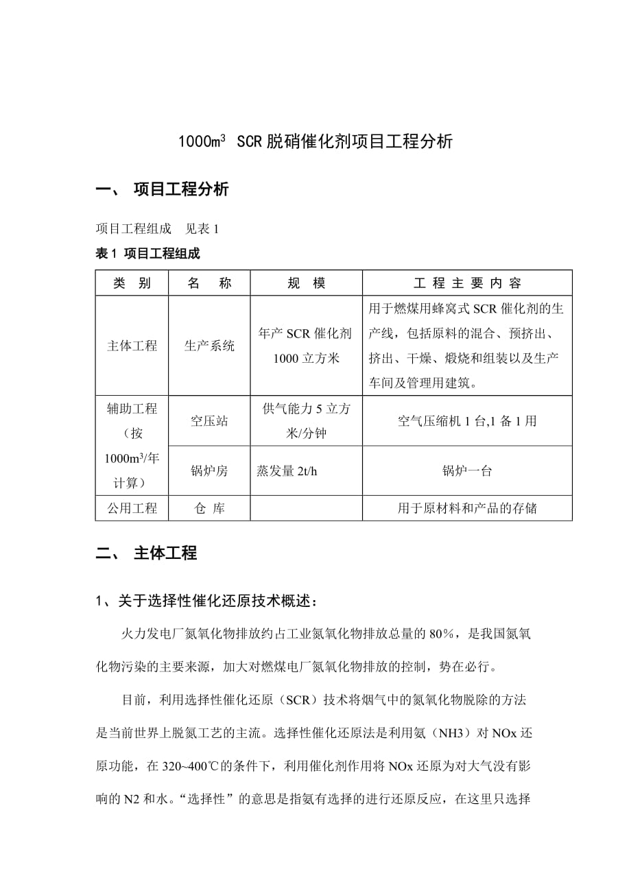 年产1000立方脱销催化剂报价单_第2页