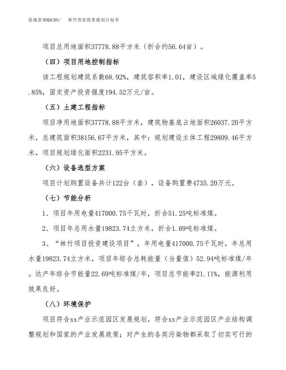 林竹项目投资规划计划书.docx_第5页