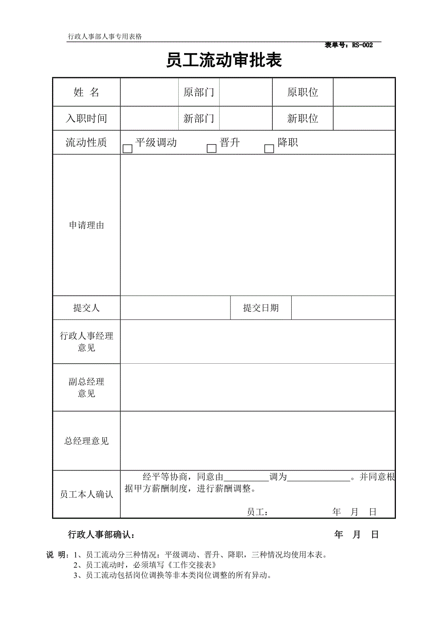 人事专用表格表集_第2页