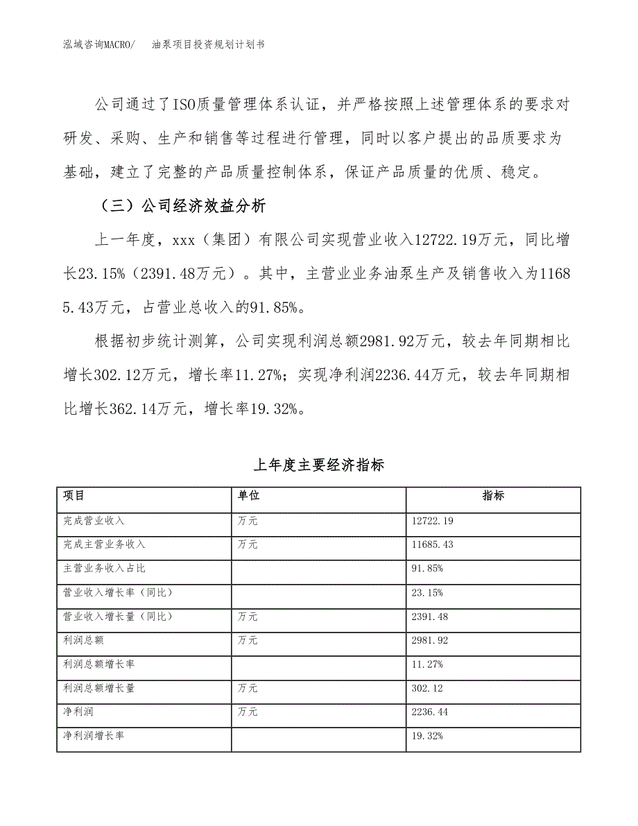 油泵项目投资规划计划书.docx_第4页