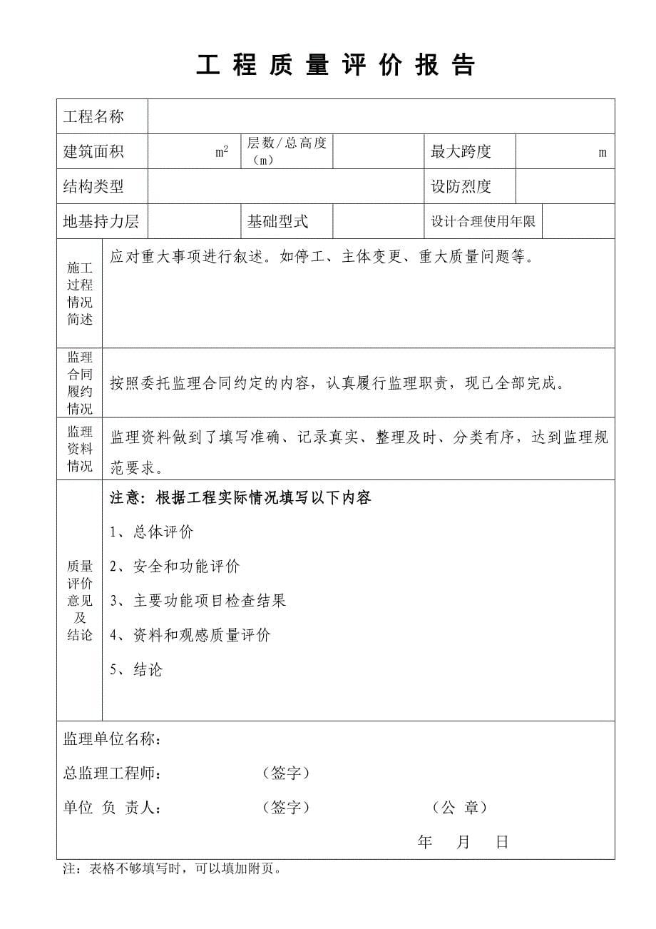 工程竣工验收资料填写样本(1)_第5页