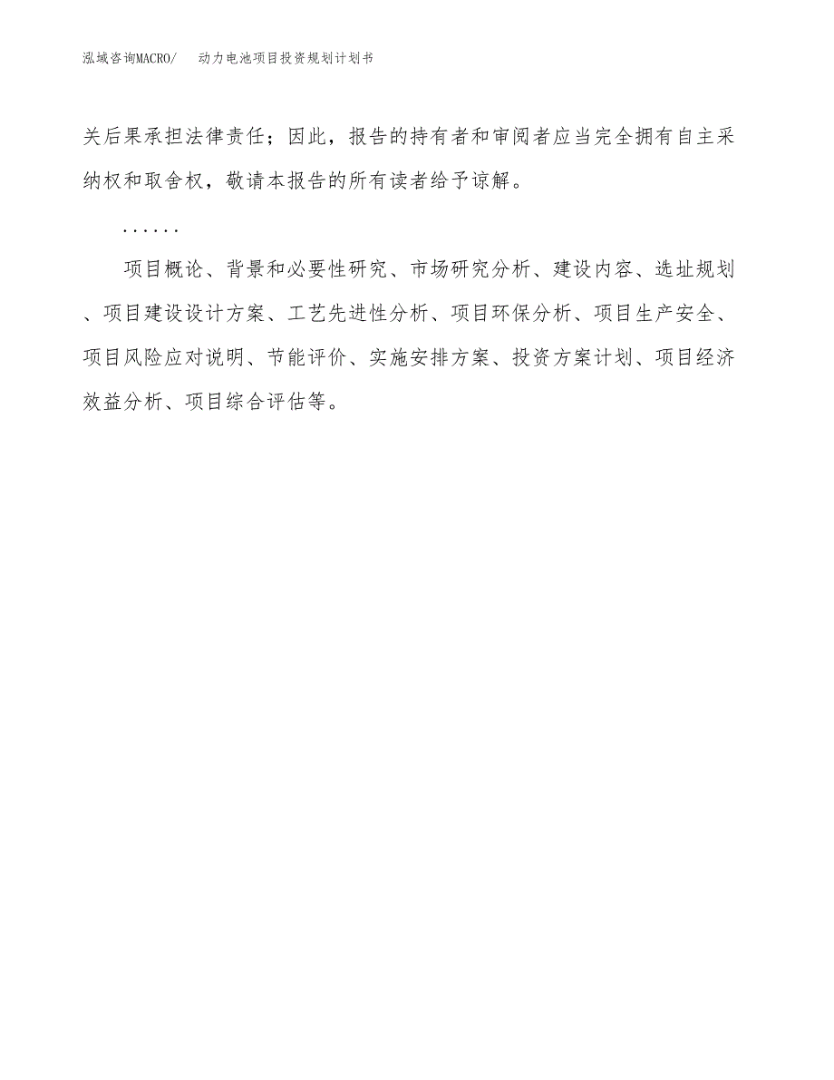 动力电池项目投资规划计划书.docx_第2页