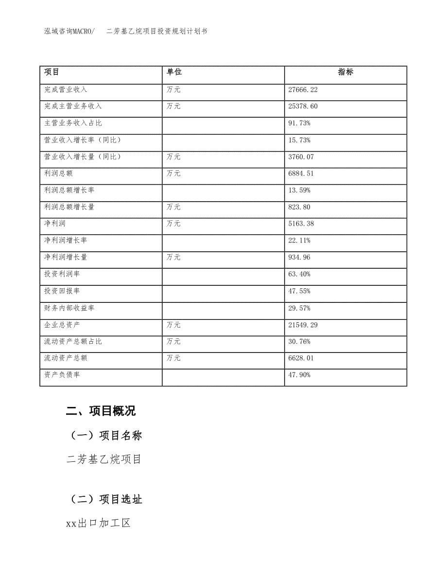 二芳基乙烷项目投资规划计划书.docx_第5页