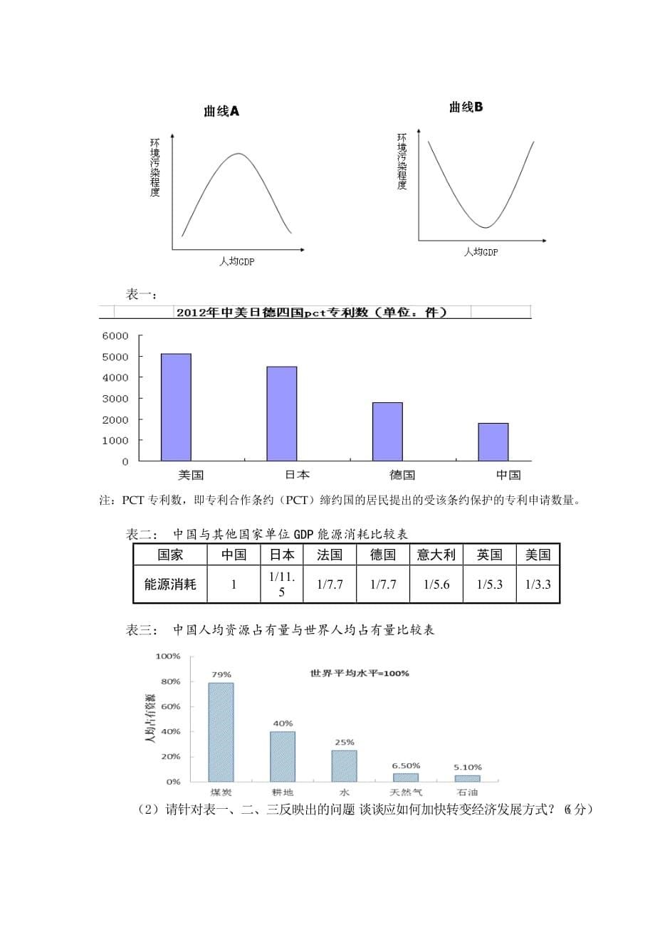 江苏省2014学年高一上学期期末考试政治试卷_第5页